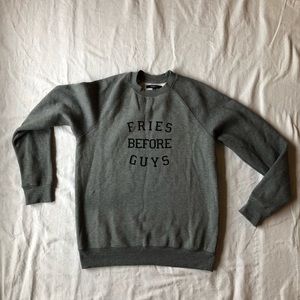 Grey Brunette Label Sweater
